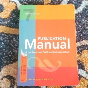 7th edition APA publication manual